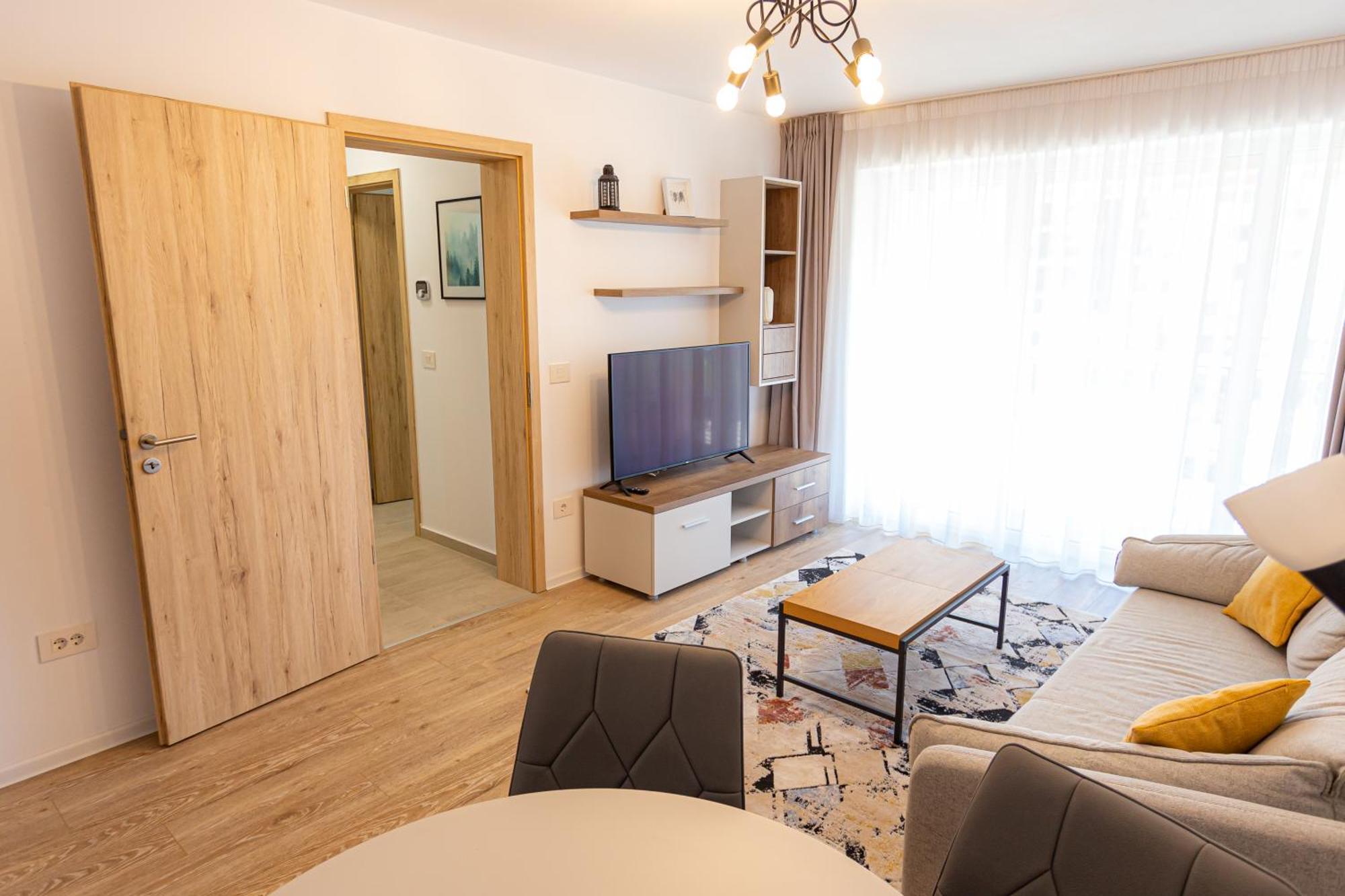 Apart B&V 203 Coresi - Elegant Mountain Retreat Braşov Eksteriør bilde